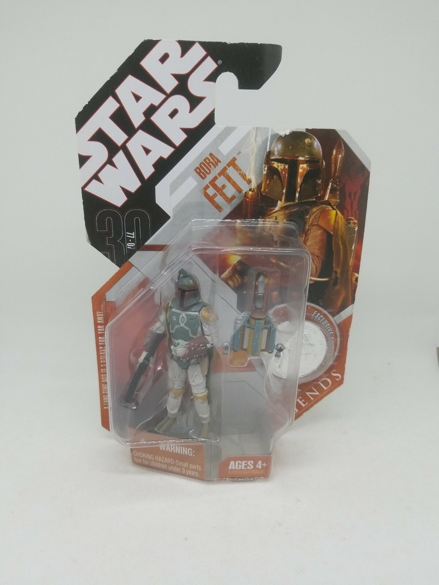 Star Wars Saga Legends BOBA FETT 30th Anniversary Silver Coin | eBay