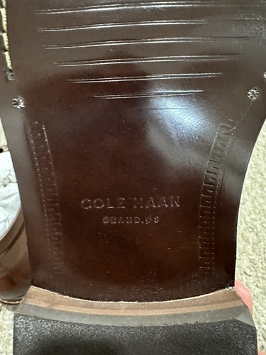 Cole Haan Men's Graydon Boot Size 9 M Cognac Pebbled Leather Chukka Plain Toe - Picture 3 of 14