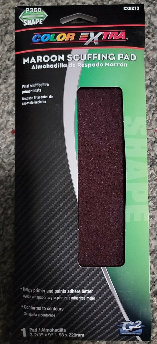 ÉCLAT Botanical aircolor foam Color Extra Gator Finish 1st 1/3 Sheet Synthetic Scuffing Pad
