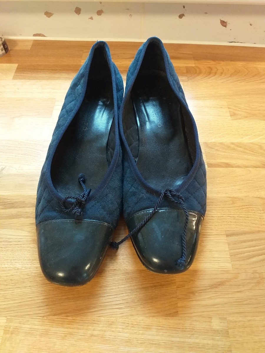 Jaime Mascaro Women Blue quilted Ballerina EUR Size 42