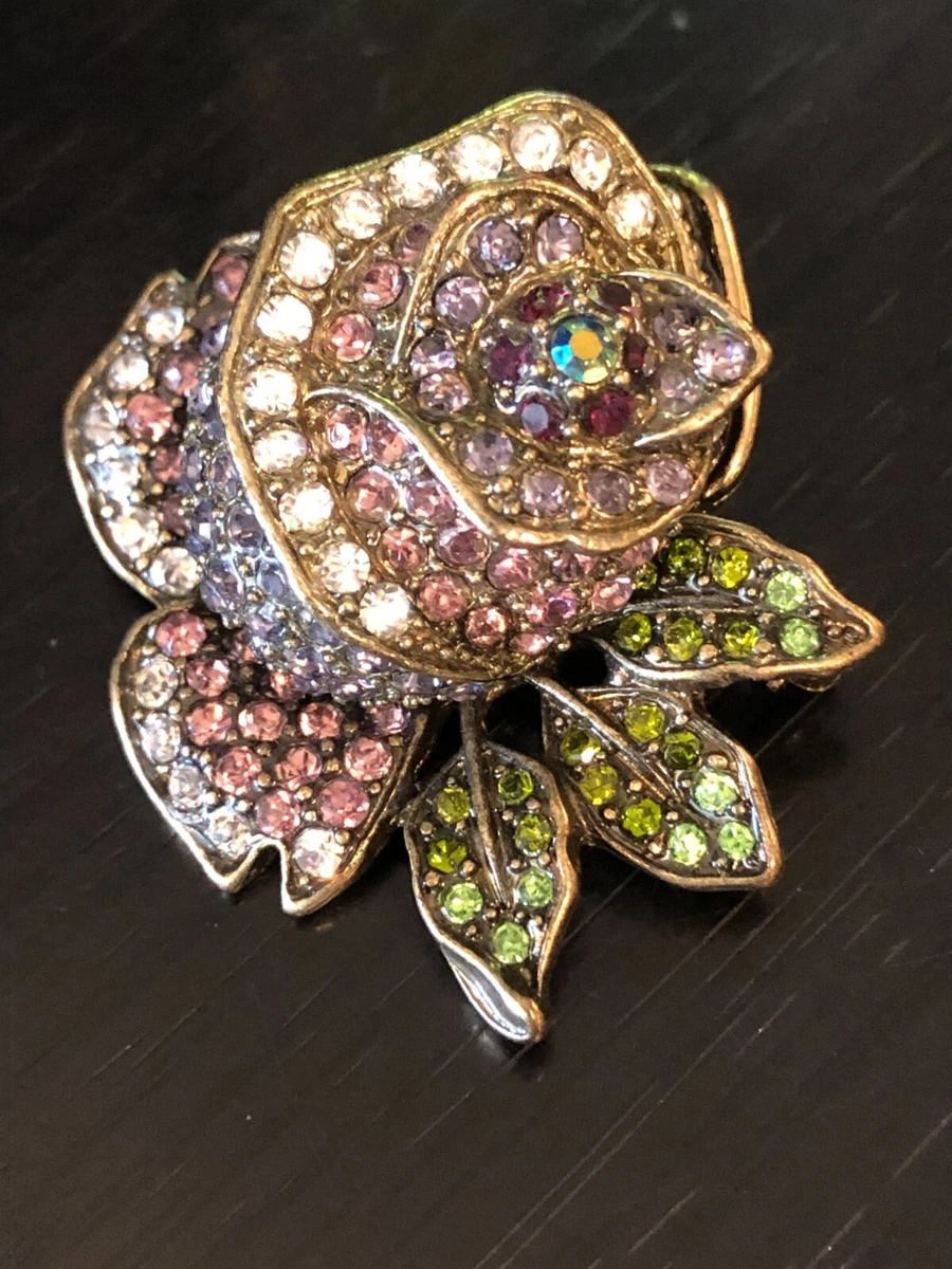 Joan rivers flower brooch deals