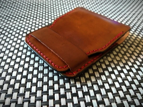 Minimalist Mens Wallet, Credit Card Holder, Leather Pocket Wallet, Slim Wallet