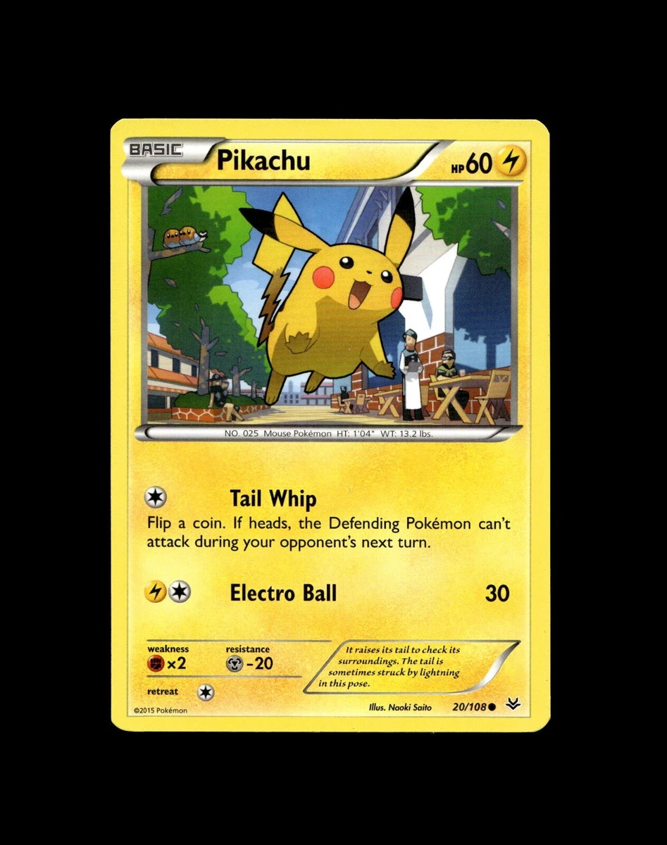 Pikachu Pokémon TCG Roaring Skies Individual Collectible Card Game