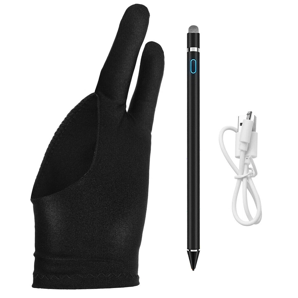 Lápiz óptico de pantalla táctil recargable sensible para tableta iPad iPhone PC Foto 4 de 4