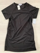 The Vanity Room Womens Black Shift Dress Size S