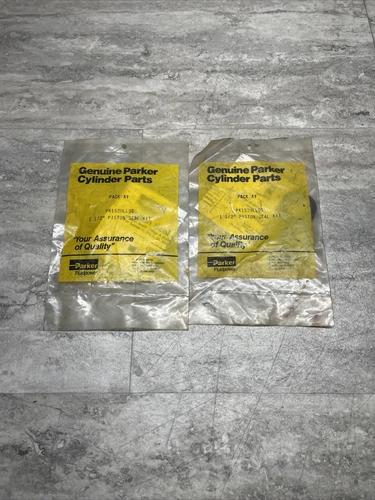 Lot Of 2 Parker PK152HLL01  1 1/2" Bunan Piston Seal Kit, New