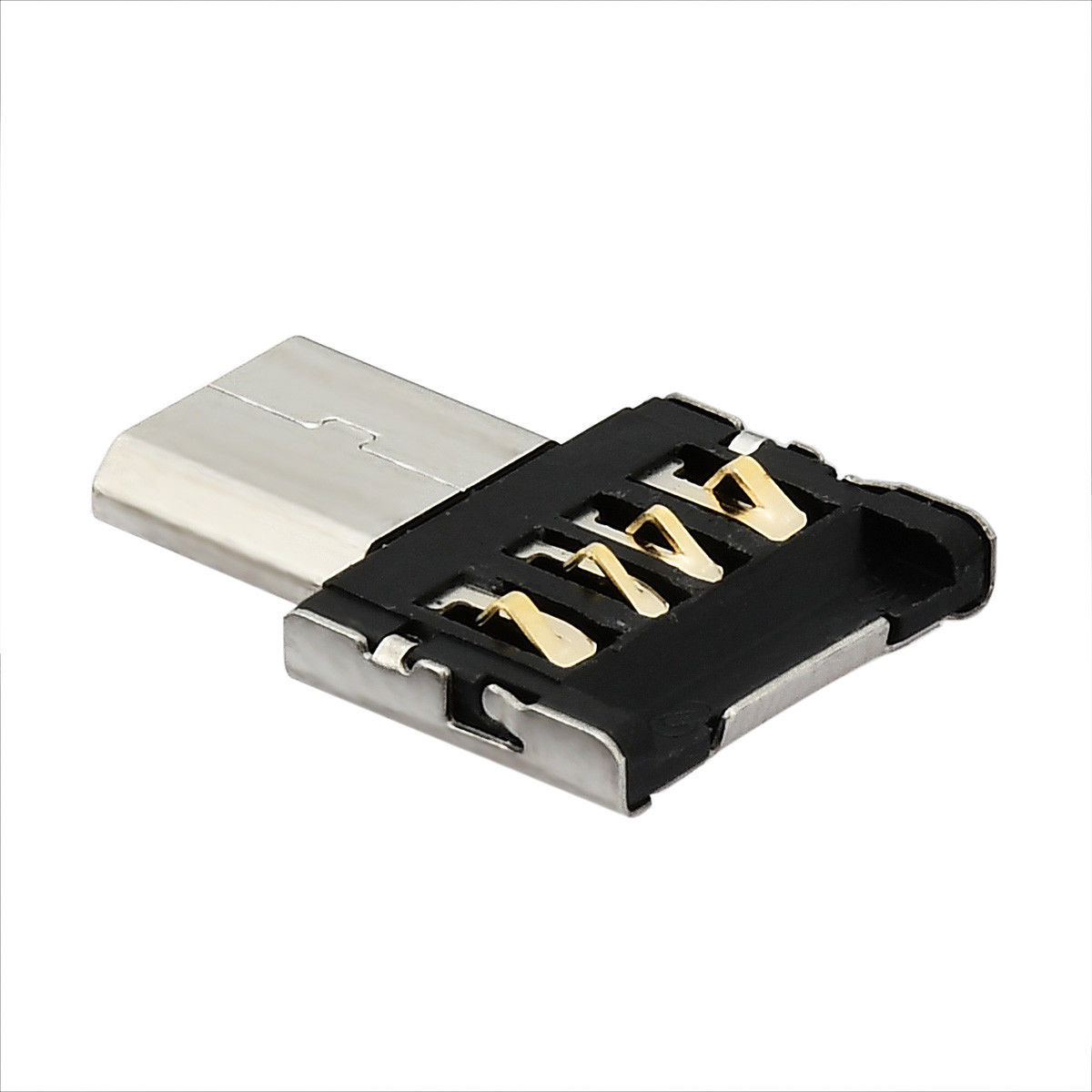 2X Micro USB Male to USB 2.0 Adapter OTG Converter For Android Tablet Phone New