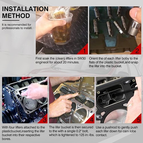 16pcs Active Fuel Management Afm Dod Valve Lifters For Chevy Gm 5.3L/6.0L/6.2L - Bild 10 von 12