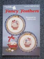 CROSS STITCH FANCY FEATHERS NO. 326 GREAT **MUST SEE **