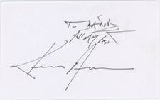 Keanu Reeves Vintage Autographed Signed Album Page AMCo COA 26106