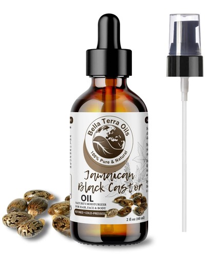 Organic Jamaican Black Castor Oil 100% Pure Hair Growth Skin Nails Treatment - Picture 12 of 13