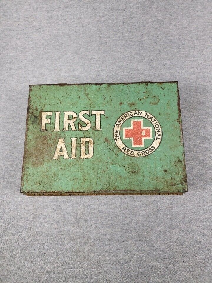 Vintage 1950's American National Red Cross First Aid Kit Vintage 1950's American National Red Cross First Aid Kit