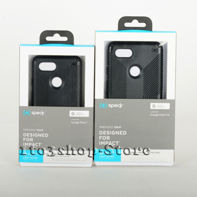 Speck Presidio Grip Hard Snap Case for Google Pixel 3 / Google Pixel 3 XL Black
