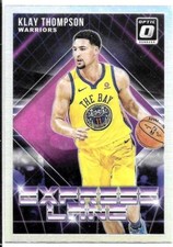 2018-19 Optic Express Lane Silver Prizm- Klay Thompson Golden State Warriors!
