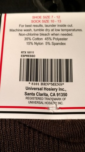 2 NEUE HERREN SMOKING FORMELL EXPRESSO BRAUN ANZUGSOCKEN SOCKEN - UNIVERSAL STRUMPFWAREN Inc  - Bild 3 von 3