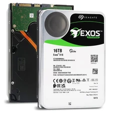 Seagate Exos 16TB ST16000NM000J Enterprise HDD SATA 6Gb/s Internal Hard Drive