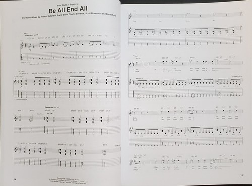 Anthrax The Best Of Guitar Tab Sheet Music Song Book Recorded Version - Picture 4 of 5