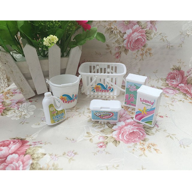 barbie doll laundry set