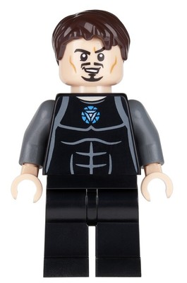 tony stark lego figure