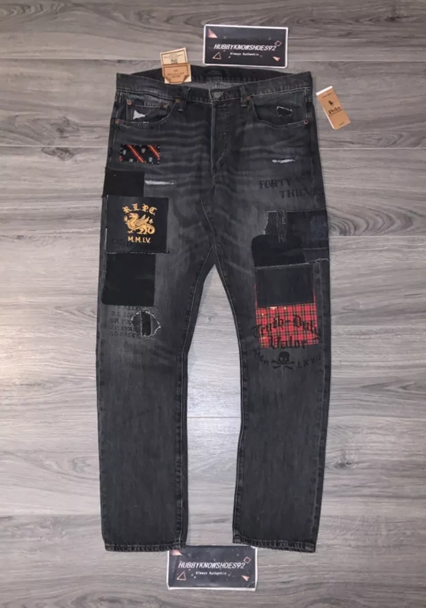 Ralph lauren cheap skull jeans