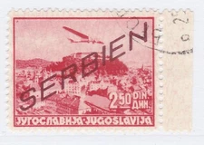 DEUTSCHE BESETZUNG SERBIEN German Occupation SERBIA 1941 2.50d Used A30P16F42075