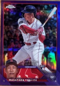 2023 Topps Chrome Update #USC174 Masataka Yoshida RC Purple Refractor #/250