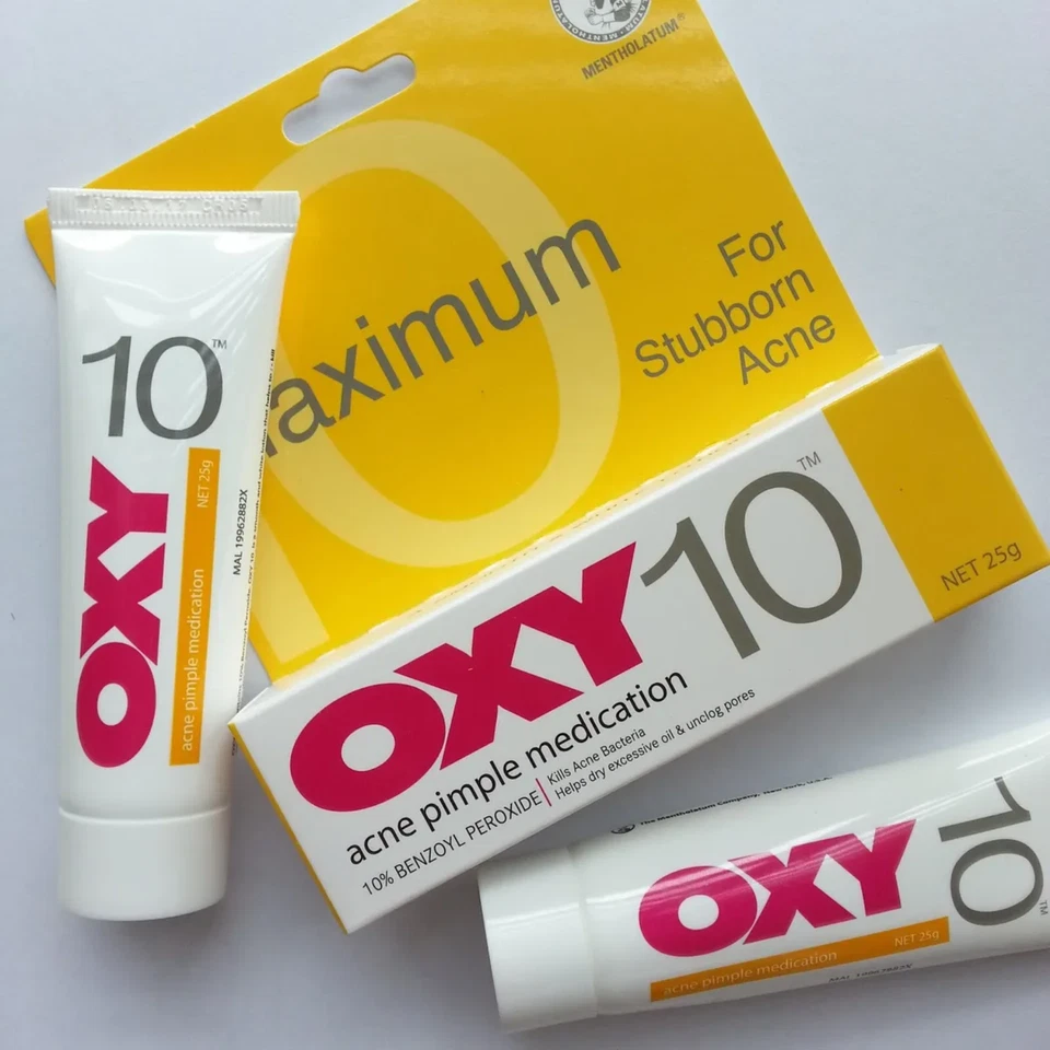 5 pack x 25g OXY 10 Maximum For Stubborn Acne Pimple Medication and Treatment - Image 2 of 4