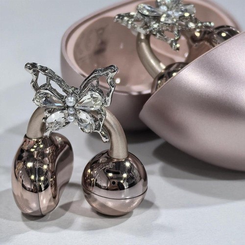 Rhinestone Clip-On Earbuds | Zirconia Ear | DIY Open Ear GX Decor J2N4 - Zdjęcie 8 z 11
