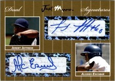 2007 Jeremy Jeffress * Alcides Escobar *  Autograph Rookie GOLD Auto #/10