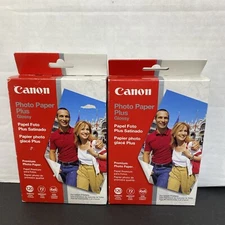 Canon - Photo Paper Plus Glossy - 4x6 - 120 Sheets - Lot of 2 - Brand New/Sealed