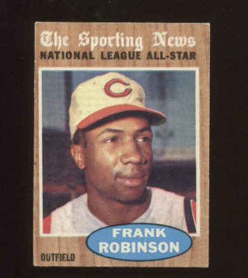 1962 Topps Baseball #396 Frank Robinson All Star - VGEX #3932 | eBay