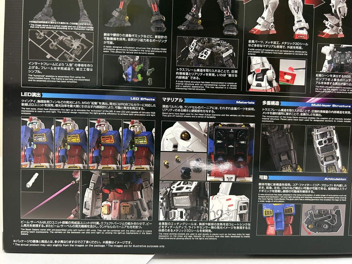 PG Perfect Grade Unleashed RX-78-2 Gundam 1/60 Model Kit PG Perfect Grade Unleashed RX-78-2 Gundam 1/60 Model Kit