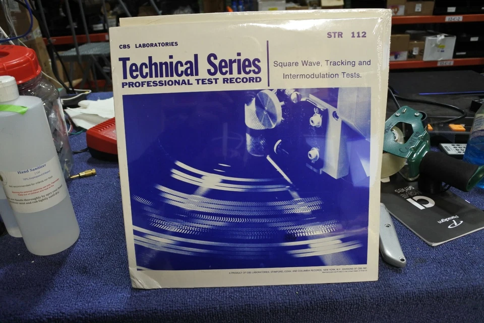 CBS LABORATORIES TECHNICAL, PROFESSIONAL TEST RECORD, STR-112 NEW (E30)
