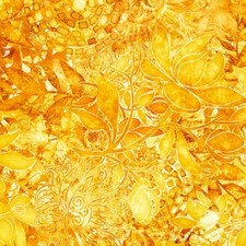 Floralessence By Quilting Treasures - Yellow  28441-S