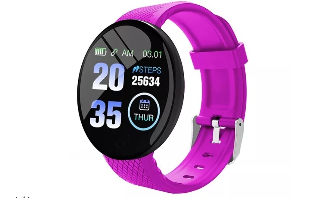 D18-reloj inteligente deportivo para hombre y mujer, accesorio de pulsera resist