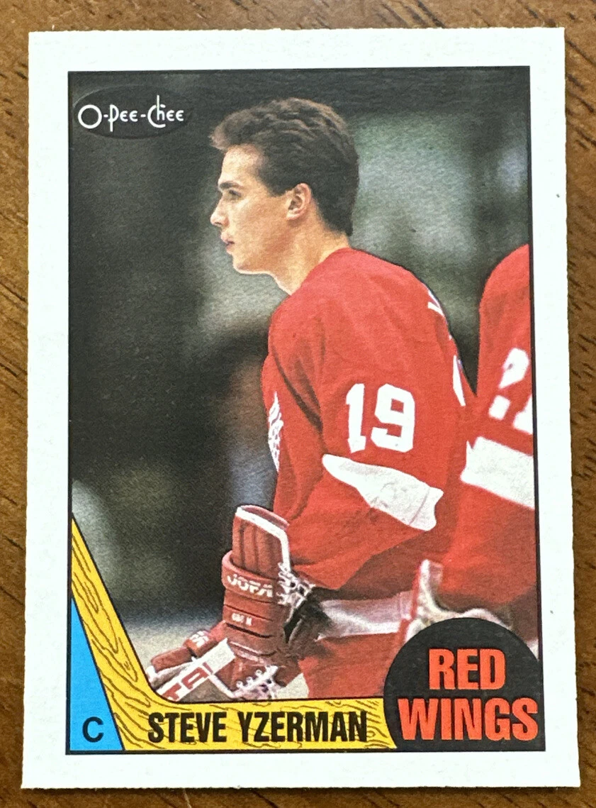 1987-88 O-Pee-Chee OPC Hockey - #56 Steve Yzerman - Detroit Red Wings