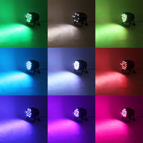 180W RGBW LED Par Light 54 LED DMX DJ Strobe PAR64 Light Stage Washer Light - Picture 12 of 12