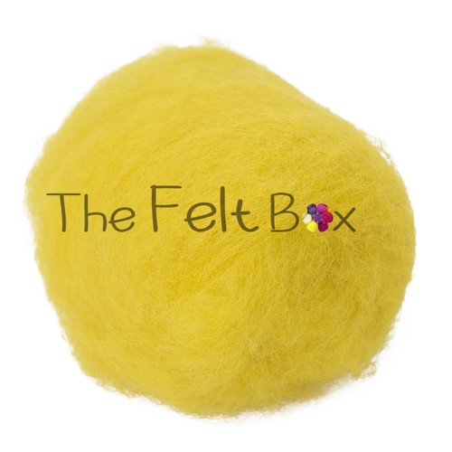 Carded Felting Wool Needle 3D Brown Grey White Black Green Blue Batt The FeltBox - Picture 14 of 163