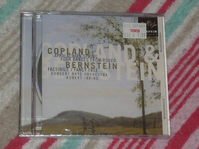 Brand New Aaron Copland CD / Appalachian Spring / Bernstein / Irving / Seraphim