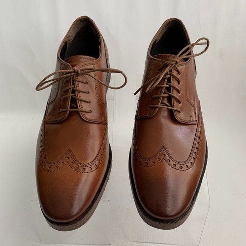 Cole Haan Grand.OS Oxford británico cuero bronceado punta de ala zapato brogue (2 tallas) NUEVO - Imagen 5 de 12