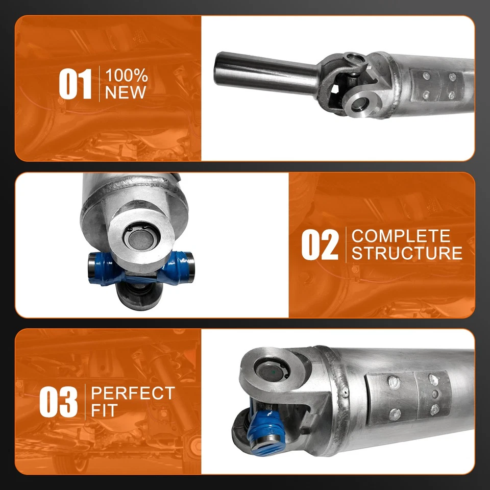 Aluminum Rear Drive Shaft Assembly NEW For Chevy Silverado 1500 GMC Sierra 1500/ - Imagem 4 de 4