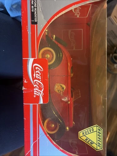 Coca Cola Vintage Die-Cast Ford Roadster Classic Car 1/18th Scale