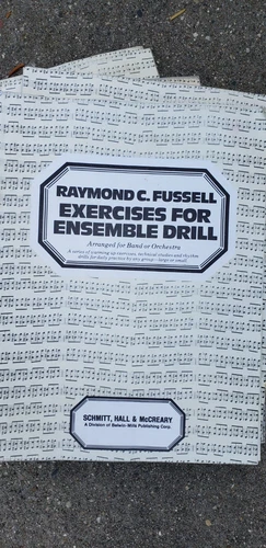 Concert Band Sheet Music Exercises For Ensemble Drill Fussell Method Book 12