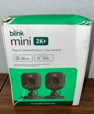 Blink Mini 2K+ (newest model) – Plug-in Home & Pet Security Camera with 2K video