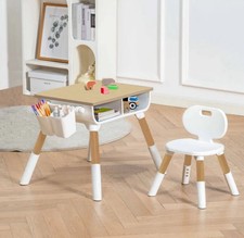 Table Et Chaise / Bureau Pour Enfant De Qualité Supérieur En Bois Et Plastique