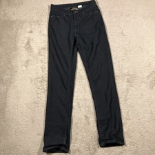 McDonald's Employee Uniform Jeans Women 28 Actual 27x31 Regular Dark Blue Work