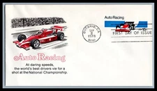US FDC # U587 15c Auto Racing Fleetwood   1978, 9g853