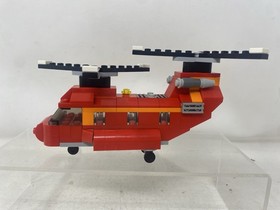 Lego 31003 Red Rotors Creator Helicopter Hovercraft Model Airport 2013