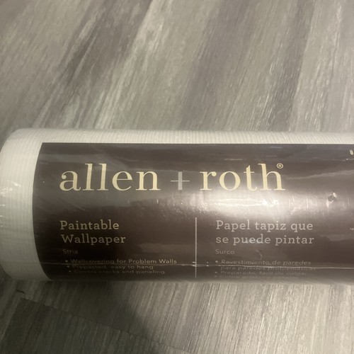 Allen & Roth Stria Paintable Wallpaper for problem walls 56.4 sq feet #4351030 - Picture 6 of 6