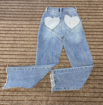 Juicy Couture 2 of hearts women ankle straight leg jeans medium wash venice 0/24